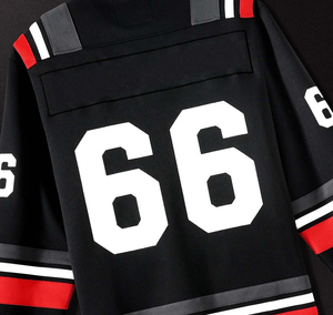 Maillots de hockey sur glace personnalisés, ensembles uniformes par sublimation, respirants, séchage rapide, coutures durables, 100% polyester, unisexe adulte 2025 - Product Image 4