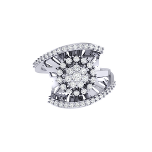 แหวนเงินแท้ 925 ชุบทอง ประดับเพชรคิวบิกเซอร์โคเนีย น้ำหนัก 3.5 กรัม  รุ่น BIS Hallmarked  มีตัวเลือกชุบโรเดียมและโรสโกลด์ - Product Image 2