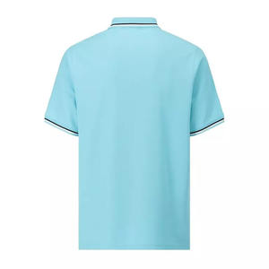 Polo de moda de verano para hombre, Polo de negocios de comercio exterior de Color sólido de talla grande, Polo bordado de manga corta - Product Image 4