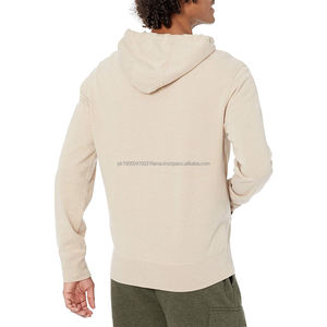 Nouveau Style en vrac 2 pièces 100% coton polaire fermeture éclair hommes sweats à capuche 2025 automne hiver vêtements de rue - Product Image 2