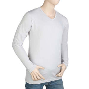 Paquete de 5 camisetas con cuello en V para hombre - Multicolor - Product Image 4
