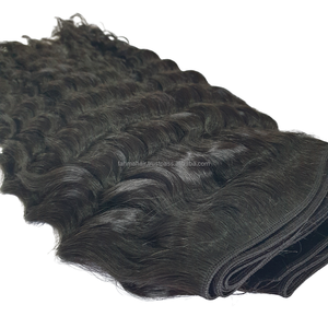 Extensions de cheveux de luxe à double trame, ondulés profonds, 100% cheveux humains vierges Remy, cuticules alignées, sans produits chimiques - Product Image 2