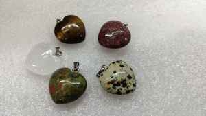 La mejor calidad 925 Sterling Silver MIX Stone Pendant Amazing Heart all Stone Gemstone Silver and Setting para la venta - Product Image 3