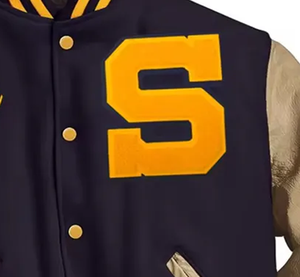 แจ็คเก็ตทีมตัวแทนแขนเสื้อหนังสำหรับผู้ชายแจ็คเก็ตทีมตัวแทนออกแบบได้ตามต้องการ - Product Image 6