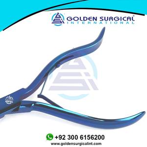 Alicates para Extensiones de Cabello con Micro Anillos, Alicates para Remover Micro Locks, Recubiertos de Color Azul - Product Image 5