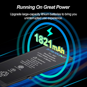 <span class=keywords><strong>แบ</strong></span><span class=keywords><strong>ต</strong></span>เตอรี่ลิเธียมไอออนความจุสูงอายุการใช้งานยาวนานสำหรับ iPhone 6 6S 7 7P 8 8P X XR XS <span class=keywords><strong>SE2</strong></span> SE3 whit CE - Product Image 3