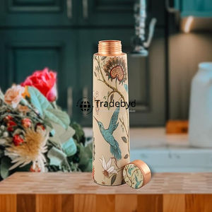 Large gamme de bouteilles en cuivre avec revêtement anti-corrosion, style classique et réutilisables pour une vie saine - Exclusivité Tradebyd - Product Image 4