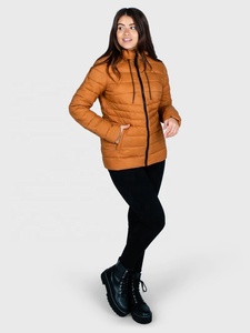 เสื้อแจ็กเก็ตผ้าบุนวมสำหรับผู้หญิงทรงเข้ารูปขนาด XL ออกแบบได้ตามที่ต้องการสไตล์บับเบิล/ขนเป็ดกันลมลำลองสำหรับฤดูหนาว - Product Image 3