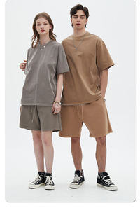 Surdimensionné D'été Coton Plaine Blanc T-shirts pour Hommes Personnalisé Vintage Lavé Style O Cou Hommes Casual TShirt En Gros Casual Wear - Product Image 3