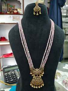 Joyería India para Mujer, Cuentas Antiguas, Mala Larga, Juego de Cuentas de Vidrio Multicolores de Alta Calidad, Collar Hecho a Mano, Producto al por Mayor - Product Image 5