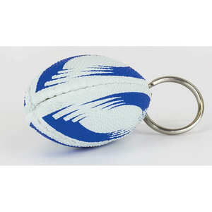 Porte-clés de balles de rugby imprimé personnalisé/Porte-clés balles de rugby imprimé personnalisé en caoutchouc ou en PVC - Product Image 2