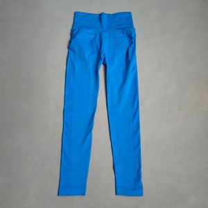 Venta al por mayor personalizado de cintura alta deportes entrenamiento Yoga pantalones leggings para mujeres poliéster suave gimnasio fitness leggings con bolsillo - Product Image 2