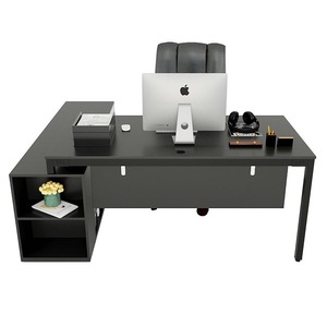 Contemporary Executive <b>Desk</b> 180x160cm <b>Solid</b> <b>Wood</b> Uconcept HBUC033 Office Furniture - Product Image 1