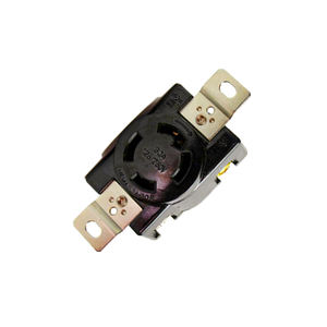 Prise industrielle 30A 125/250V à verrouillage par torsion WJ-6433B/NEMA L14-30R en matériau phénolique - Product Image 5