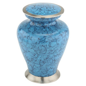Glenwood Large Adult Personalized Metal Cremation Urn American Style Floral Pattern Personal <b>Keepsake</b> <b>for</b> Human <b>Ashes</b> - Product Image 6