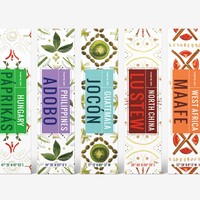 Boîte de rangement personnalisée en papier couché écologique pour cosmétiques haut de gamme, hydratants, et snacks de noix de coco, design simple et de marque