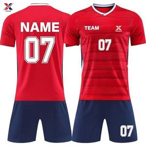 Maillot de football personnalisé professionnel imprimé, 100% polyester, léger, confortable, unisexe, adultes, séchage rapide, respirant, OEM - Product Image 4