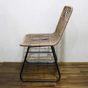 Comhome-Natural Plastic <b>Rattan</b> <b>Daybed</b> with Matching Cushions and Built-in Storage for Comfortable Lounging - Product Image 2