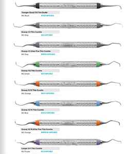 Hu-Friedy Curetas dentales manuales Venta caliente Instrumentos dentales Escaladores dentales - Product Image 1