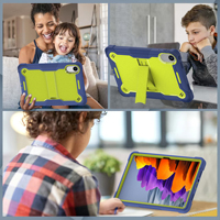 Casing Tablet Heavy Duty dengan Penyangga untuk Xiaomi Redmi Pad 2 4G 2025 11 Inch, Ramah Anak, Anti Benturan, Pelindung Belakang