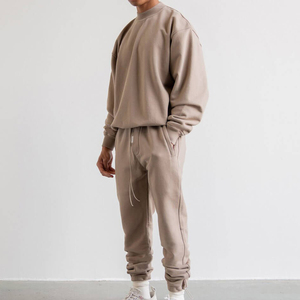 Personnalisé High Street décontracté coupe-vent blanc survêtement Jogging ensemble 2 pièces Gym Fitness coupe-vent survêtement grande taille hommes 100% - Product Image 4