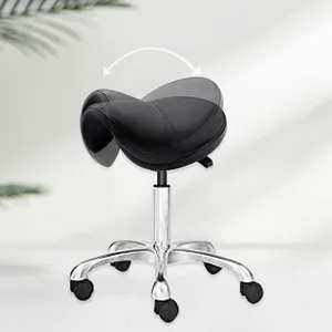 hair salon equipment set furniture Laboratory Furniture Stool Saddle Chair Laboratory salon stool Chair With Footrest