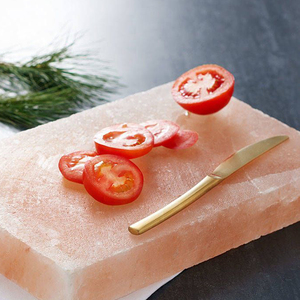 High Quality Wholesale Himalayan Salt Cooking Slab Plates Tray Square Shape Salt Block for BBQ Grill Carved Technique - Product Image 3