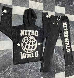 ชุดแจ็คเก็ตและกางเกงวอร์มไนลอนแบบมีซิป ผ้าโพลีเอสเตอร์สั่งทำพิเศษ ทรงโอเวอร์ไซส์ สะท้อนแสง กันน้ำ กันลม พร้อมกางเกงวอร์มแบบจ็อกเกอร์ - Product Image 3