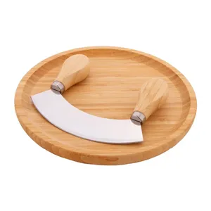 Set per Tagliare le Erbe in Bambù Tabbouleh - Gadget Personalizzato - Product Image 1