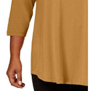 Top da donna con scollo rotondo della collezione JM Gold Plus Size XX-Large - Product Image 3