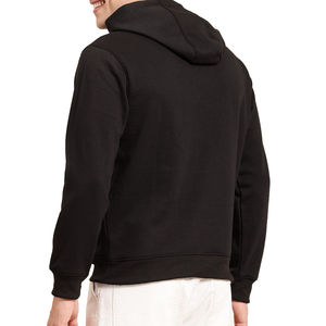 Sweats à capuche décontractés pour hommes, 100 % coton de haute qualité, style streetwear, personnalisables avec impression et broderie, couleurs OEM, tissu en laine peignée pour l'hiver - Product Image 6