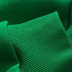 เสื้อสเวตเตอร์คอตตอนโอเวอร์ไซส์ผ้าคอตตอน100เปอร์แขนยาวปล่อยชายเสื้อไม่มีปกมีฮู้ดและโลโก้ด้านหน้า - Product Image 5