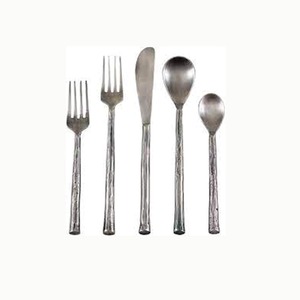 Hilo de tejer anudado de acero inoxidable con cubiertos chapados en oro Juego de cubiertos Juegos de cubiertos de acero inoxidable - Product Image 5