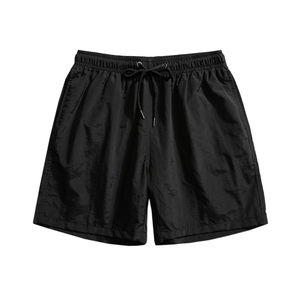 Short de sport d'été en nylon décontracté pour hommes Séchage rapide Respirant Coupe ample pour la course à pied Yoga Fitness & Loisirs Cordon de serrage en tricot - Product Image 1