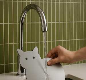 แผ่นรองสแตนเลสสตีลสำหรับใช้ในครัวส่วนบุคคลทนทานน้ำหนักเบาเครื่องล้างจานปลอดสารพิษปลอดภัยหนา4มม. - Product Image 2