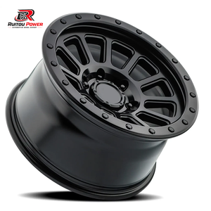 Rines Forjados Todoterreno con Diseño Cóncavo Profundo en Negro Satinado para SUV y Camionetas, de 17-22 Pulgadas, 6x127 6x139.7 - Product Image 2