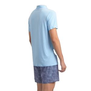 Chemises décontractées d'été pour hommes, 100% coton, tricotées, imprimées, brodées, séchage rapide, respirantes, manches courtes, pour le golf, le football, le tennis - Product Image 3