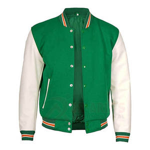 Equipo personalizado Letterman chaqueta Varsity chaqueta de los hombres con mangas de cuero Casual High School Letterman béisbol Bomber chaquetas - Product Image 2