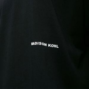 Sang Trọng Thời Trang Phố Core Quá Khổ T-Shirt Màu Đen 300 GSM Giữa Trọng Lượng Jersey 100% Cotton Thoải Mái Phù Hợp Boxy Giảm Vai Gân - Product Image 4