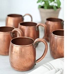 Taza elegante de cobre de mula de Moscú, tazas de cobre para cerveza y otras bebidas, tazas de cobre para el hogar, Hotel y restaurante - Product Image 4