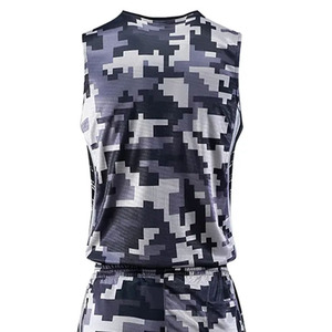 2024ชุดบาสเก็ตบอลของผู้ชายชุดโพลีเอสเตอร์แห้งเร็วดีไซน์มาใหม่พร้อมพิมพ์ซับลิเมชันสำหรับทุกเพศ - Product Image 5