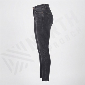 High Waist <b>Women's</b> <b>Jeans</b> Custom Denim Pants Stylish Ladies Denim <b>Jeans</b> Wholesale Trendy Fashion Streetwear Breathable Trousers - Product Image 3