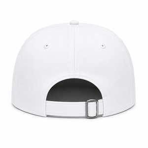 Gorra Snapback Blanca de 5 Paneles con Bordado Frontal del Logotipo de la SF Fox en Negro, Visera Plana, Unisex, Estilo Casual Urbano, Mezcla de Algodón - Product Image 2