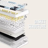 Clavier mécanique sans fil AULA F75 RGB pour le gaming et le streaming, accessoires pour PS5 – Vente en gros internationale pour sites de commerce électronique
