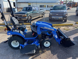 รถแทรกเตอร์ตักดิน New Holland Workmaster 25S 4WD ระบบเกียร์ขับเคลื่อนล้อ พร้อมปั๊มเครื่องยนต์และเกียร์บ็อกซ์เพื่ออายุการใช้งานที่ยาวนาน - Product Image 2