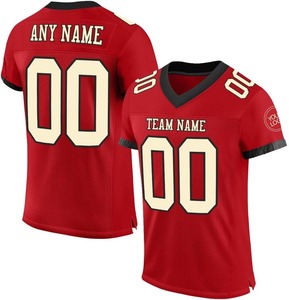 Camisetas de Fútbol Americano Personalizadas OEM 2026, Precio de Fabricante, Secado Rápido, Transpirables, Absorben la Humedad, Poliéster con Transferencia de Calor - Product Image 2
