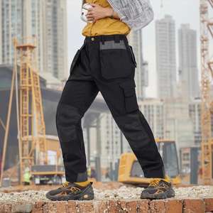 Cordura Custom Logo Multi-bolsillos Stretch Workwear Pantalones Hivis Pantalones DE SEGURIDAD reflectantes - Product Image 6