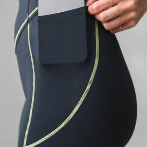 High Waist Elastic Waist Yoga Shorts Custom Design Quick Drying Breathable <b>Tight</b> Pocket Outdoor Cycling Sports Running Shorts - Product Image 5