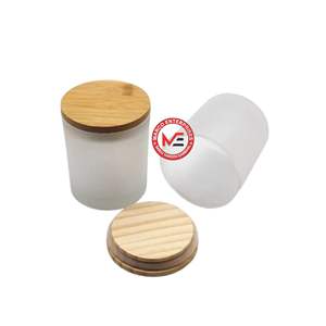 Verre à bougie avec un beau couvercle en bois pour la fabrication de bougies DIY Fabricant |   Fournisseur en gros de bougies parfumées OEM - Product Image 4