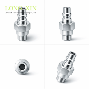 Acoplador Rápido de Acero Mecanizado CNC de Precisión, Forma Hexagonal, Galvanizado en Zinc, Hecho a Medida para la Industria Robótica. JHI-812PP - Product Image 3